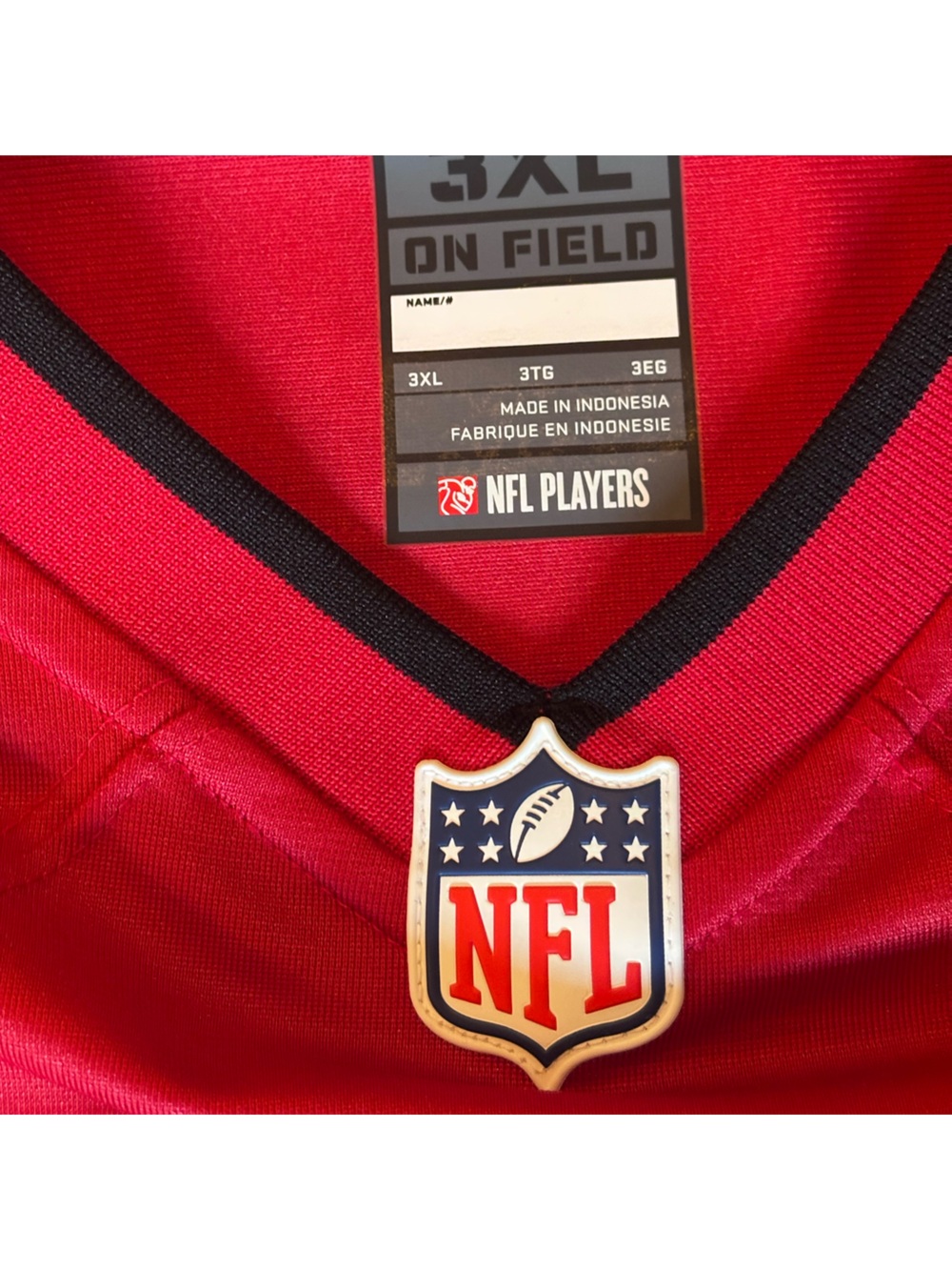 NFL Red Nike 3XL Player Patch Football Jersey - Picture 11 of 16